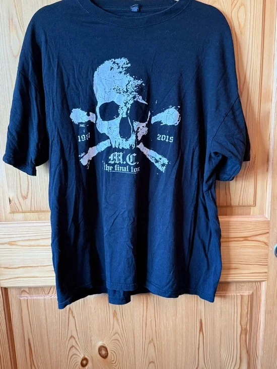 Motley Crue Final Tour Merch Tee T Shirt XL Band Rock 80s Front Back Music - Picture 2 of 10